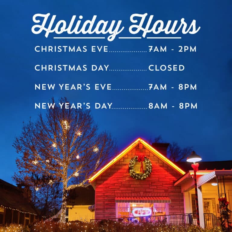 Christmas Eve & Holiday Hours at Loveless Cafe